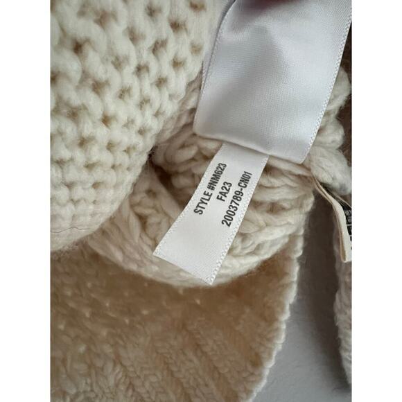 Madewell Women's Bomber Cardigan Sweater Antique White size XXS - Picture 6 of 12